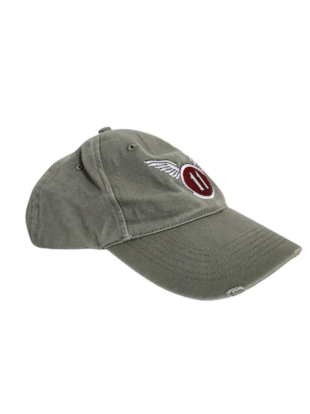 Rothco 11th Airborne Distressed Army Green Baseball Hat One Size